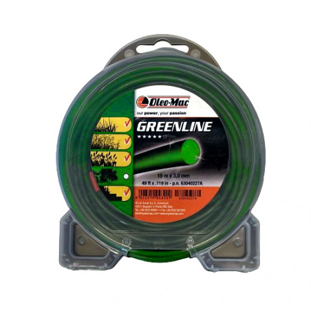 Fil nylon Oleo-Mac Green Line 15m